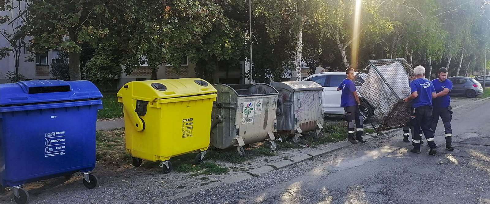 НОВ ИЗГЛЕД ЛОКАЦИЈА ЗА ОДВАЈАЊЕ ОТПАДА